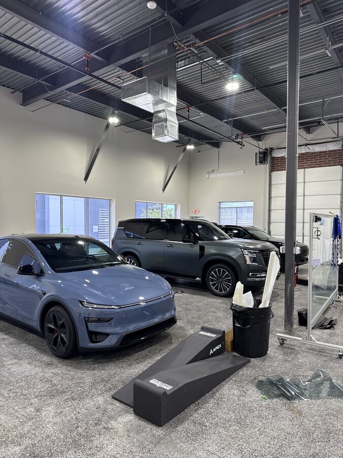 Protective film installation